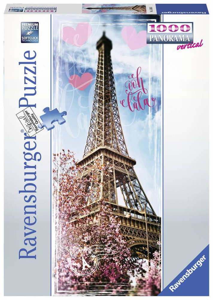 Ravensburger Puslespill 1000 Brikker Eiffeltårnet Extra Leker