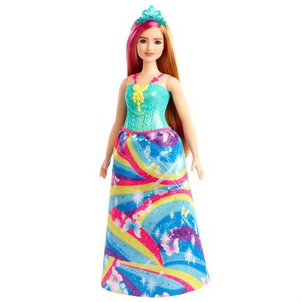 Barbie Dreamtopia Dukke 29cm - Prinsesse med blondt hår og blå kjole