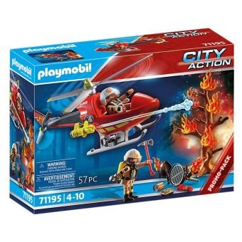 Playmobil City Action 57 Deler - Brannredningshelikopter 71195