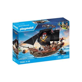 Playmobil Pirates 137 Deler - Stort sjørøverskip 71530