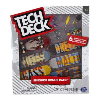 Tech Deck Sk8Shop Bonus 6-Pakning - Niels/Gass/Breezy/Malto