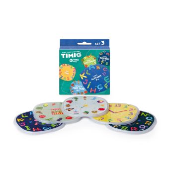 TIMIO CD Disc Sett 3 - Eventyr, tid, grønnsaker, alfabet A-Z