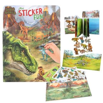 Dino World Mini Sticker-Fun m/ 12 bakgrunner - Dinosaur