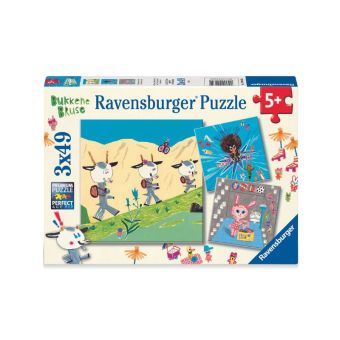 Ravensburger Puslespill 3x49 Brikker - Bukkene Bruse