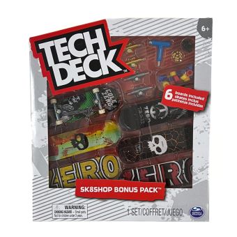 Tech Deck Sk8Shop Bonus 6-Pakning - Zero