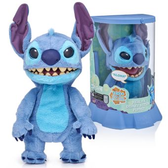 Disney Stitch Interaktiv m/ 100 handlinger og lyder 45cm - Real FX Stitch