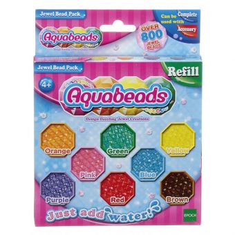 Aquabeads Refill Perlesett - Jewel Bead Pakke