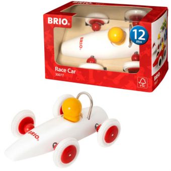BRIO Racerbil hvit 30077