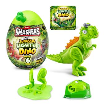 Zuru Smashers Overraskelsesegg - Mini Jurassic Light-Up Dino