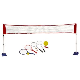 Greensport 3-i-1 Badminton, Volleyball og Tennissett