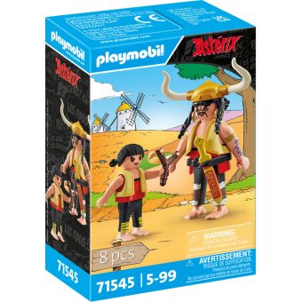 Playmobil Asterix 8 Deler - Huevos y Bacon og Pepe 71545