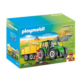 Playmobil Country 47 Deler - Traktor med henger 9317