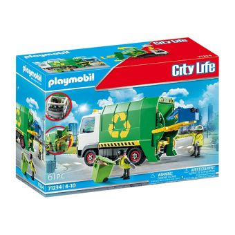 Playmobil City Life 61 Deler - Søppelbil 71234
