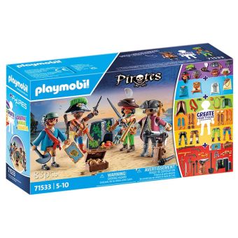 Playmobil My Figures: Pirates 83 Deler - Pirater 71533