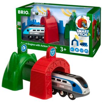 BRIO World Smart Tech - Smart Lokomotiv med magiske tunneler 33834