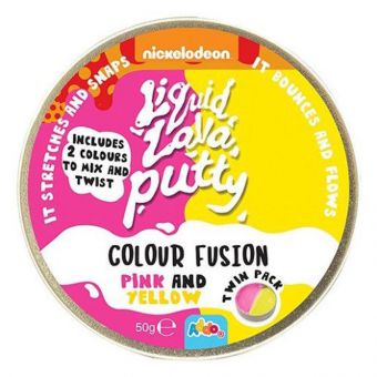 Liquid Lava Putty Colour Fusion - Rosa og gul