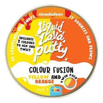 Liquid Lava Putty Colour Fusion - Gul og oransje