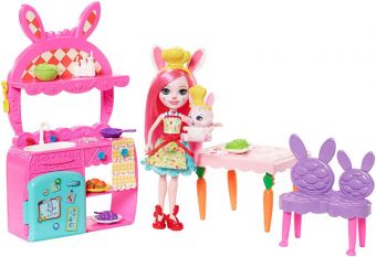 Enchantimals - Kitchen Fun lekesett med Bree Bunny dukke