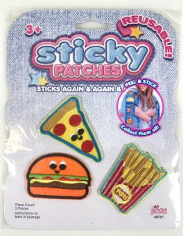 STICKY PATCHES 3PK - Pizza