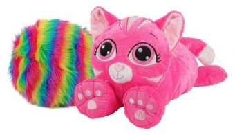 Rainbow Fluffies Plysjbamse 2-i-1 - Stor Katt