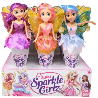 Sparkle Girlz Dukke (assortert) 27cm - Feprinsesse